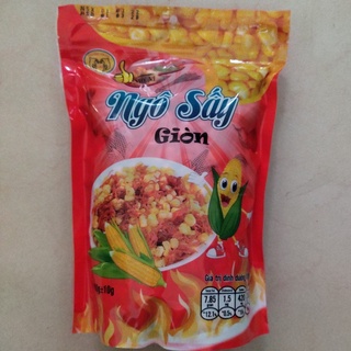 Ngô nếp sấy bò khô gia bảo food gói 400g giòn tan