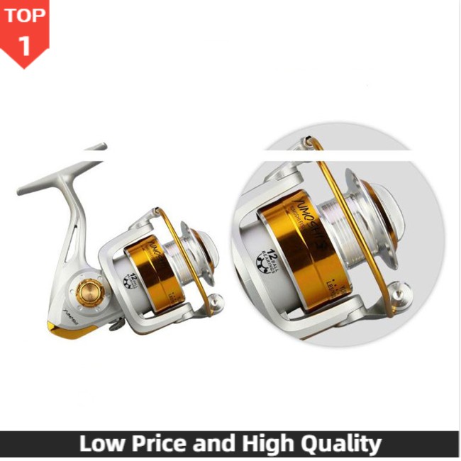 fishing reel spinning reel fishing Máy Câu Cá 12 Trục Chuyên Dụng