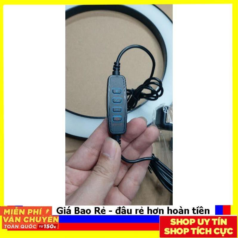 Siêu sale'' Đèn Livestream 26cm Full Bộ Gồm Chân Đèn Và Giá Đỡ Điện Thoại, Hỗ Trợ Bán Hàng, Make Up, Nối Mi