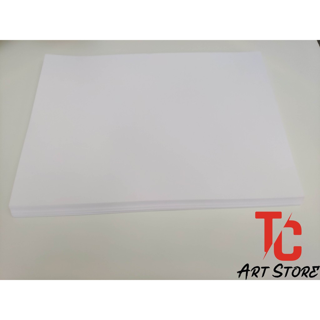 [TC Art Store] Giấy Roki Vẽ Truyền Thần Khổ A3, A4 - 2 Mặt Trắng 180gsm
