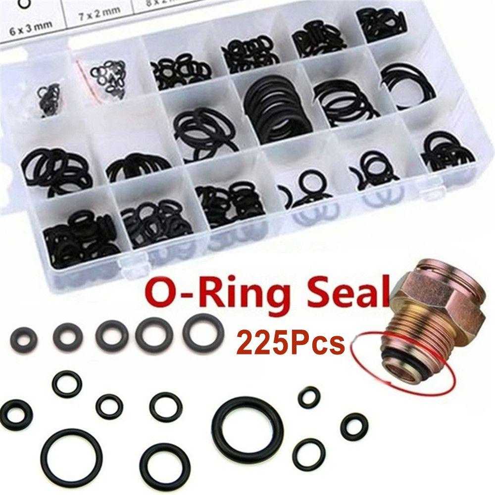 Set 225 Vòng Cao Su Chữ O Dùng Để Sửa Chữa Vòi Nước / Dầu