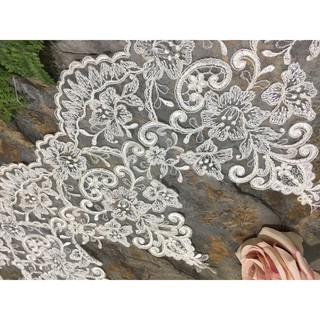 Ren chân cao cấp RCM161217 bản 27cm dùng may váy đầm thời trang, váy cưới, làm đồ decor trang trí