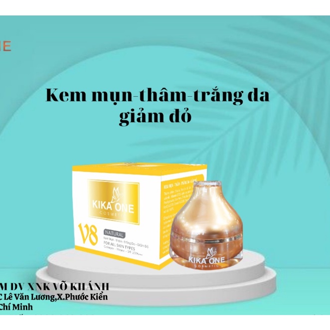 KEM KIKA ONE MỤN - THÂM - TRẮNG DA - GIẢM ĐỎ 24G