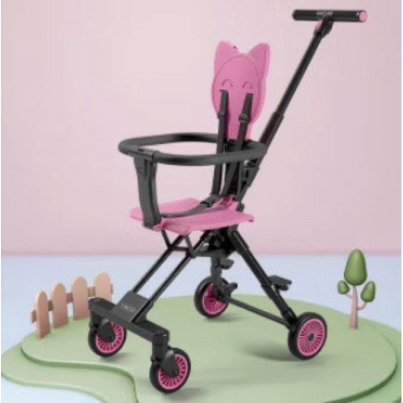 Xe đẩy du lịch vovo playkids gấp gọn, siêu nhẹ cho bé yêu