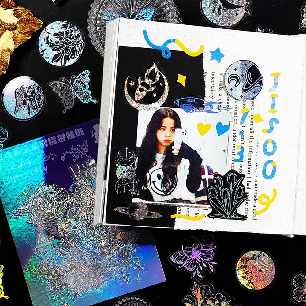 Sticker Dán Trang Trí Sổ Tay Chống Nước Hình Ngôi Sao Nhiều Màu Sắc Dễ Thương