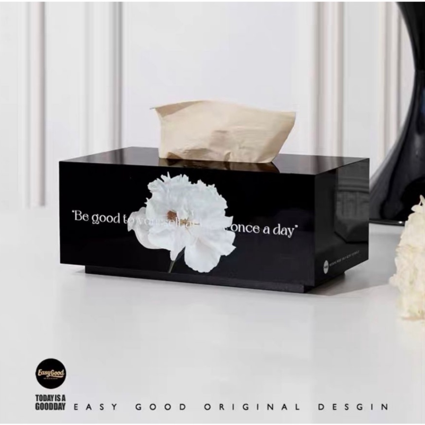 Hộp Đựng Khăn Giấy Acrylic Cao Cấp Dùng Trang Trí Phòng Khách sang trọng