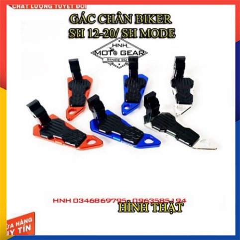 Gác Chân Biker Cho SH 2012 - 2019 Và SH Mode Chính Hãng