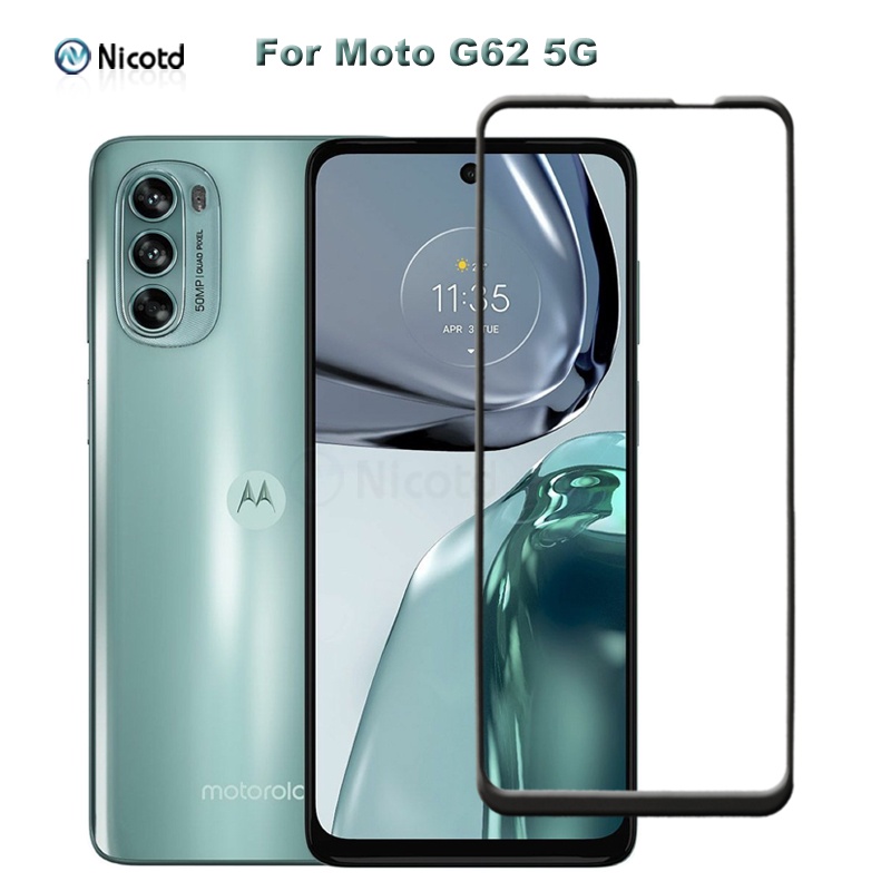 Dành Cho Motorola Moto G62 5G Full Cover Full Keo Kính Cường Lực Bảo Vệ Màn Hình