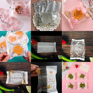 10 bộ khay túi đựng bánh 100g kèm gói hút ẩm