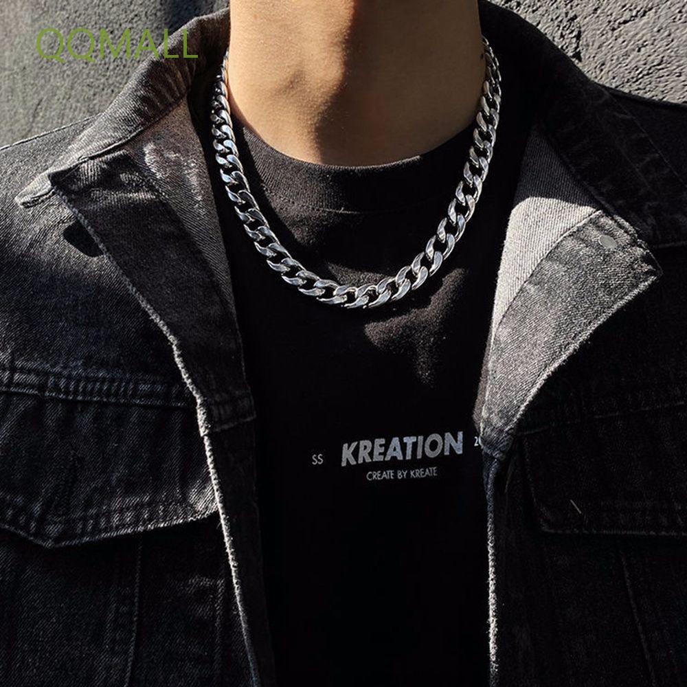 Vòng cổ Thép Titan Thiết Kế Đơn Giản Phong Cách Hip Hop Hàn Quốc Thời Trang Cho Nam Và Nữ