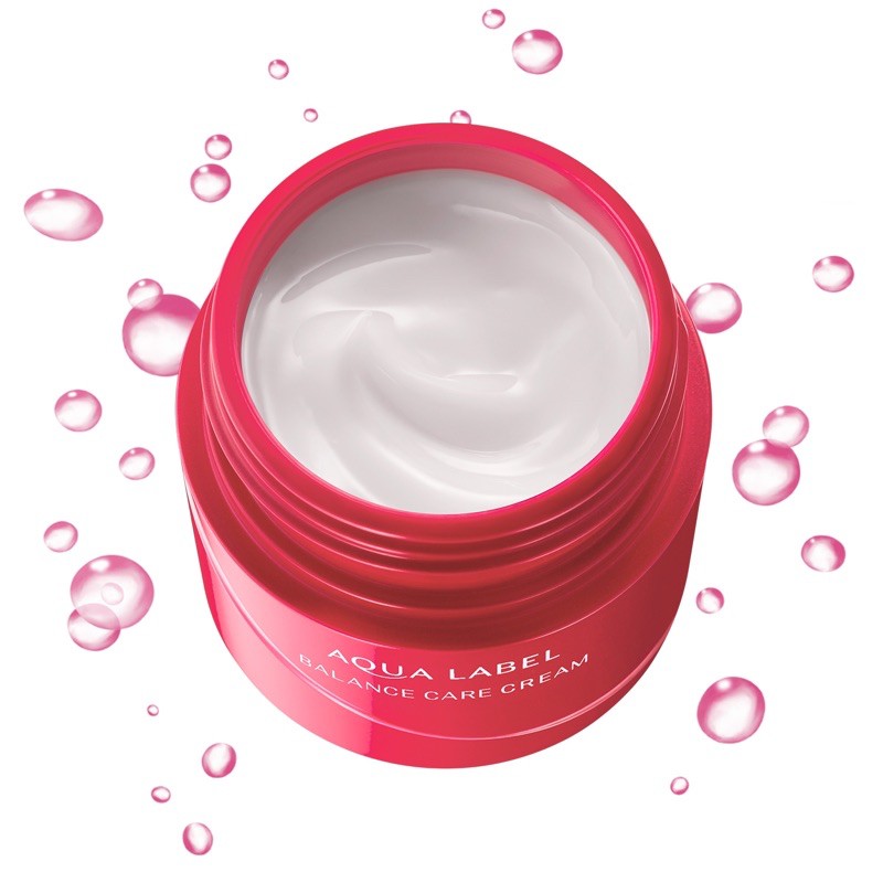 Kem dưỡng Shiseido Aqualabel Moisture Cream màu đỏ 50g MẪU MỚI NHẤT