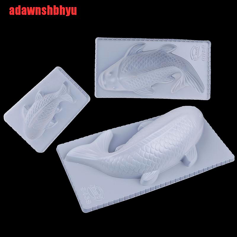 Khuôn Nhựa Làm Thạch Rau Câu Hình Cá Koi 3D