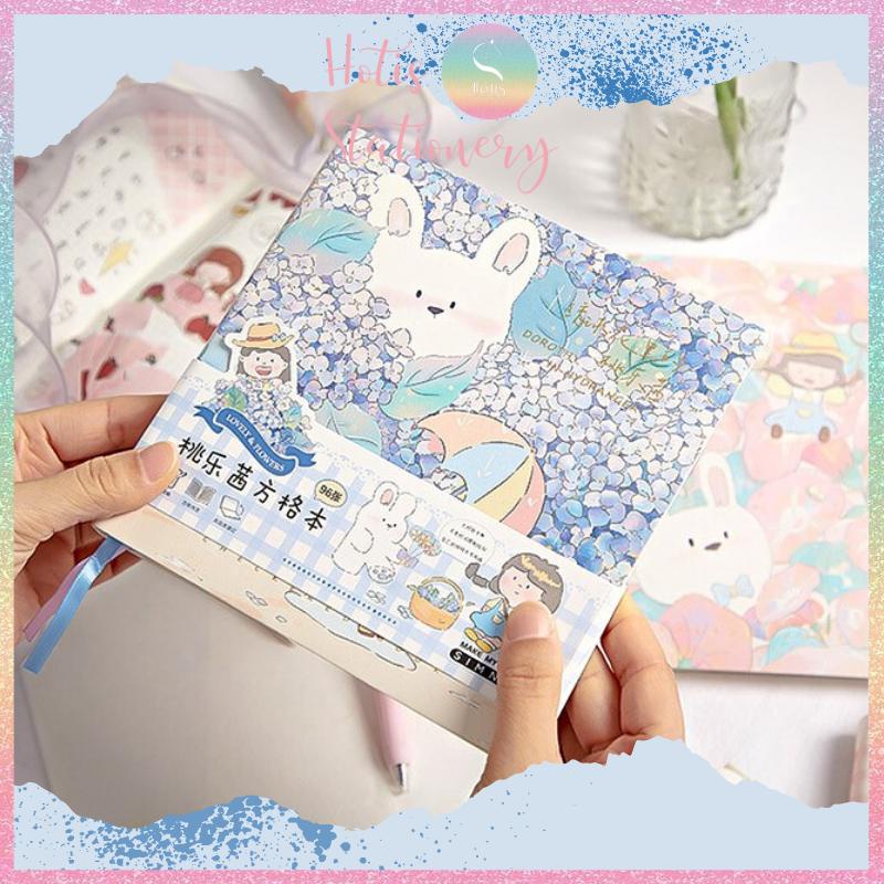 [HOTIS] Sổ tay bìa da mềm Simno Dorothy size vuông 16x16cm - 192 trang
