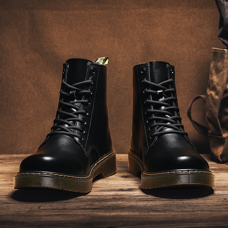 Giày Boots Martin Cổ Cao Phong Cách Thời Trang Anh Quốc Có Size 35-45