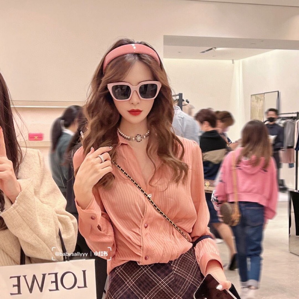 Mắt kính thời trang nữ kính mát dáng xinh phong cách Hàn quốc nhiều màu sắc dễ mix trang phục