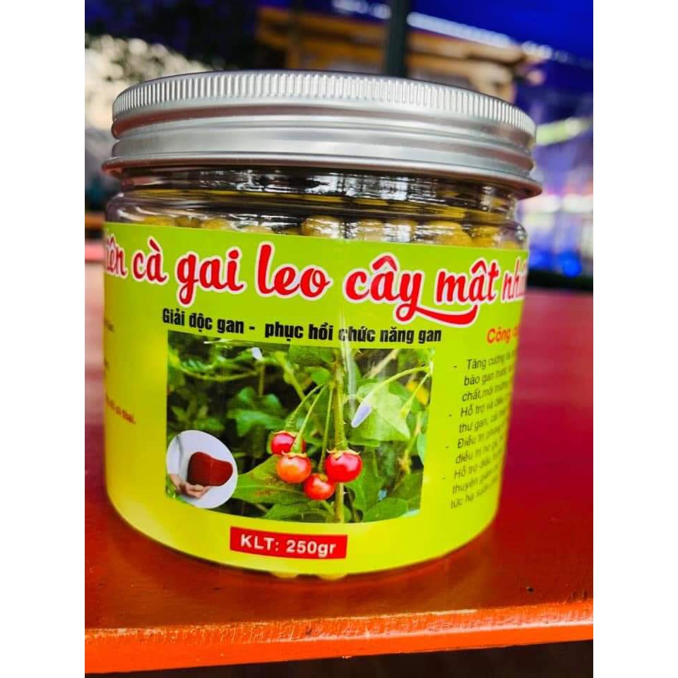 Viên cà gai leo-cây mật nhân mix mật ong 250gr & 500gr