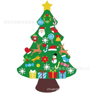 (HÀNG MỚI VỀ) Cây thông noel nỉ dán tường cho bé