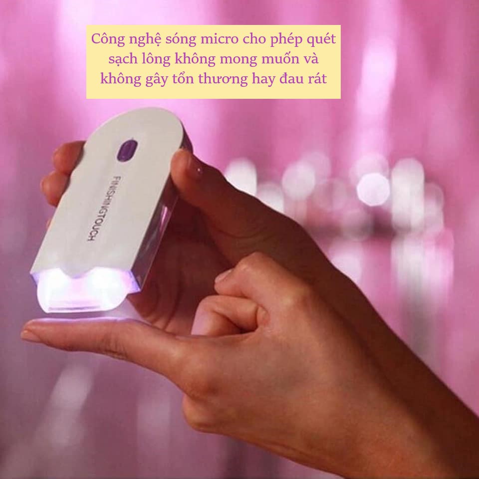 Máy triệt lông cảm ứng cầm tay Yes Finishing Touch -MÁY ĐI ĐÂU SẠCH NGAY ĐẾN ĐÓ