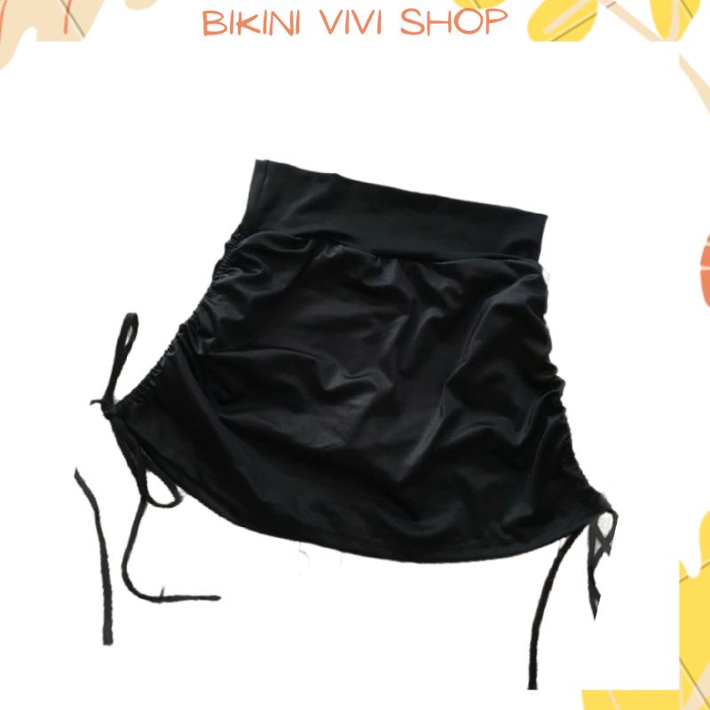 Quần Bơi Nữ, Quần Bikini Lẻ Váy Rút Dây Kín Đáo (Ko Kèm Áo)