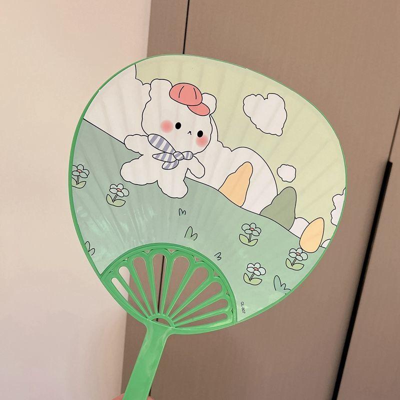 Quạt Nhựa Cầm Tay, Quạt Mini Cầm Tay Cute Hình Tròn Gọn Nhẹ, Tiện Lợi Mùa Hè 2022 Giá Rẻ