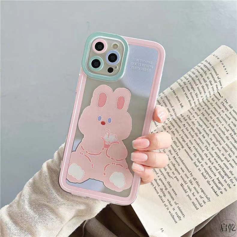 Ốp Điện Thoại Mềm Trong Suốt In Hình Gấu Hoạt Hình Dễ Thương Cho IPhone 13 Pro Max 13 Mini 12 11 X XS Max XR 6 6s 7 8 Plus