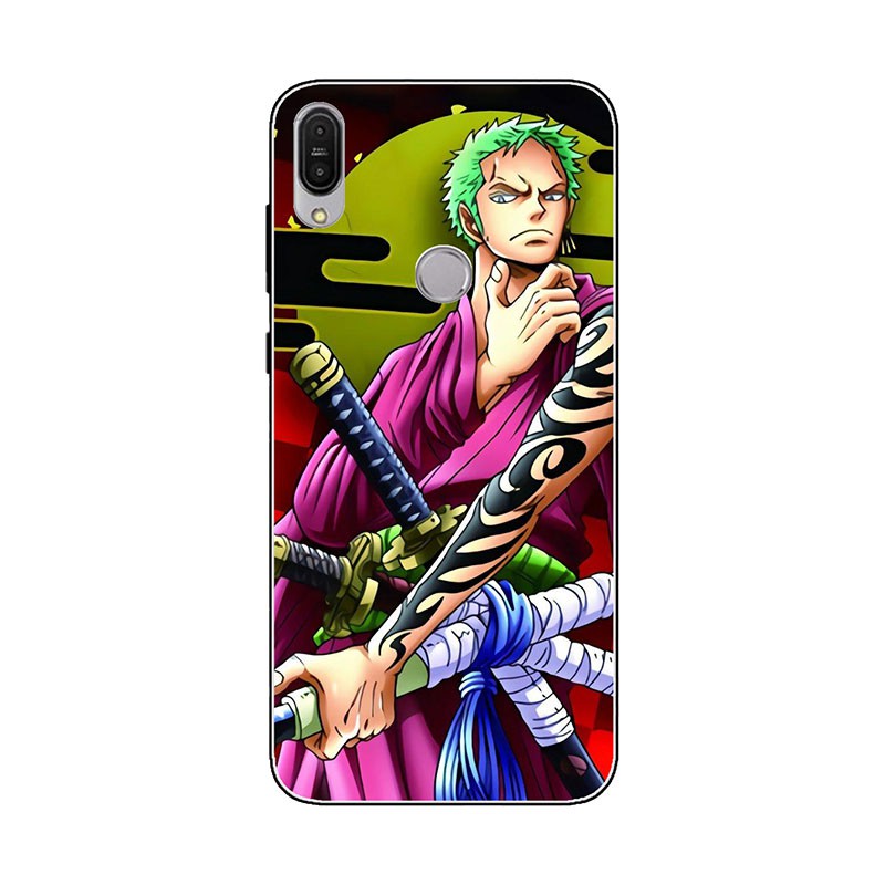 Ốp điện thoại mềm hình hoạt hình Luffy Roronoa Zoro One Piece cho Huawei Ascend P40 Lite E Honor 9C 9 C Huawei Y7P