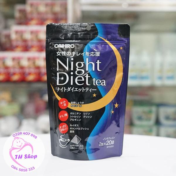 Trà Giảm Cân Đẹp Da Ban Đêm Orihiro Night Diet Tea