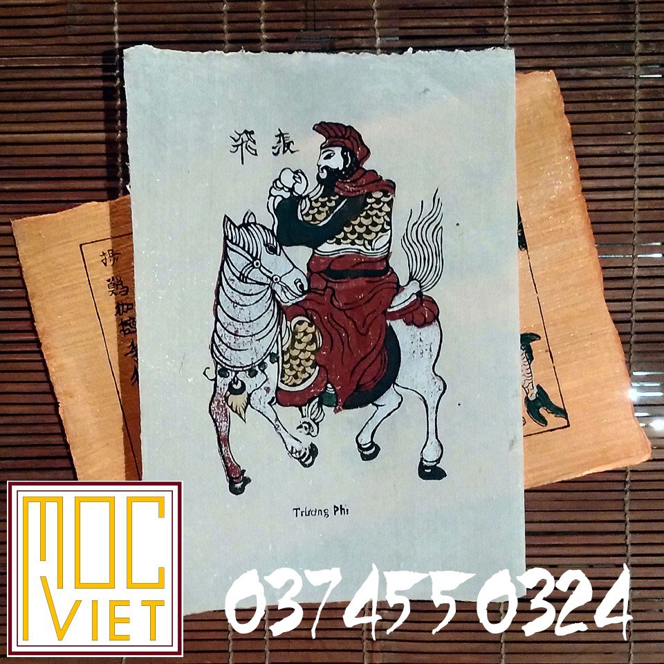 Tranh đông hồ Trương phi