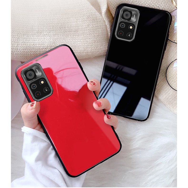 Ốp Lưng XIAOMI REDMI NOTE 11S, NOTE 11 4G, NOTE 11 5G , NOTE 11 PRO, NOTE 11 PRO 5G Mặt kính gương sáng bóng cao cấp