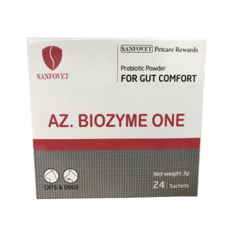PVN317 - Men tiêu hoá  Az Biozyme One gói 3g hỗ trợ chức năng  rối loạn tiêu hoá và kích thích ăn ở chó và mèo