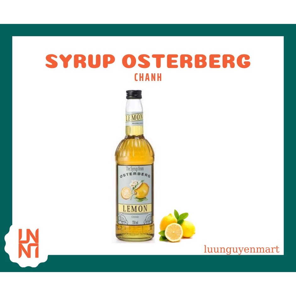 Siro/ Syrup Osterberg Chanh 750ml