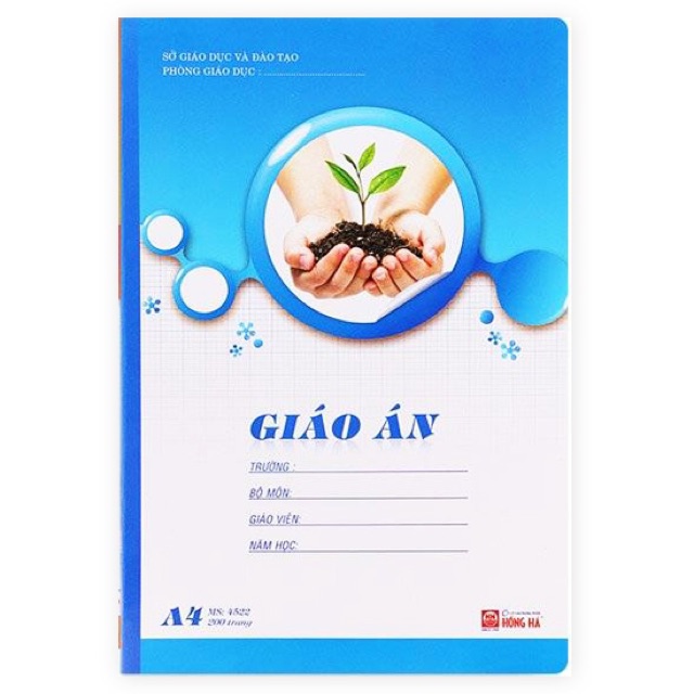 Hồng Hà - Vở Giáo án ô ly A4 200 trang, giáo viên, học sinh, sinh viên giá rẻ