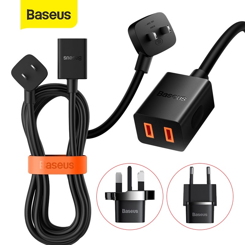 Baseus Ổ Cắm Sạc Nhanh 1AC 1M 250V