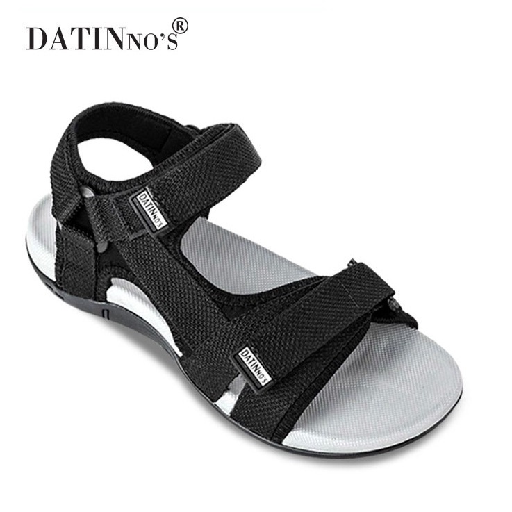 ✒ Giày Sandal Nam Quai Ngang Thời Trang DATINNOS (BẢO HÀNH CHÍNH HÃNG 12 THÁNG) SDDN105 - đen xám xanh