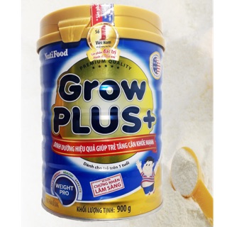 Sữa bột growplus+ xanh 900g NutiFood