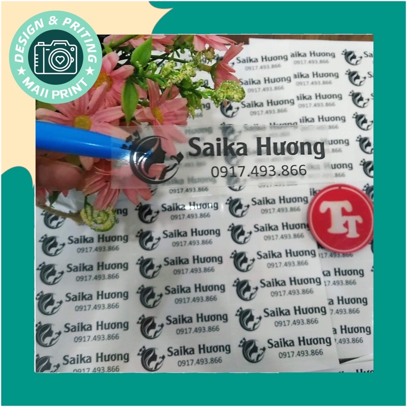 💥💥🔥TEM TRONG DÁN MẪU SPA IN THEO YC🔥🔥