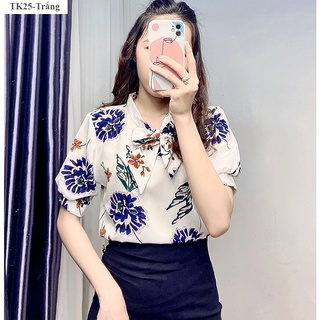 Áo sơ mi nữ kiểu cột nơ - TK25