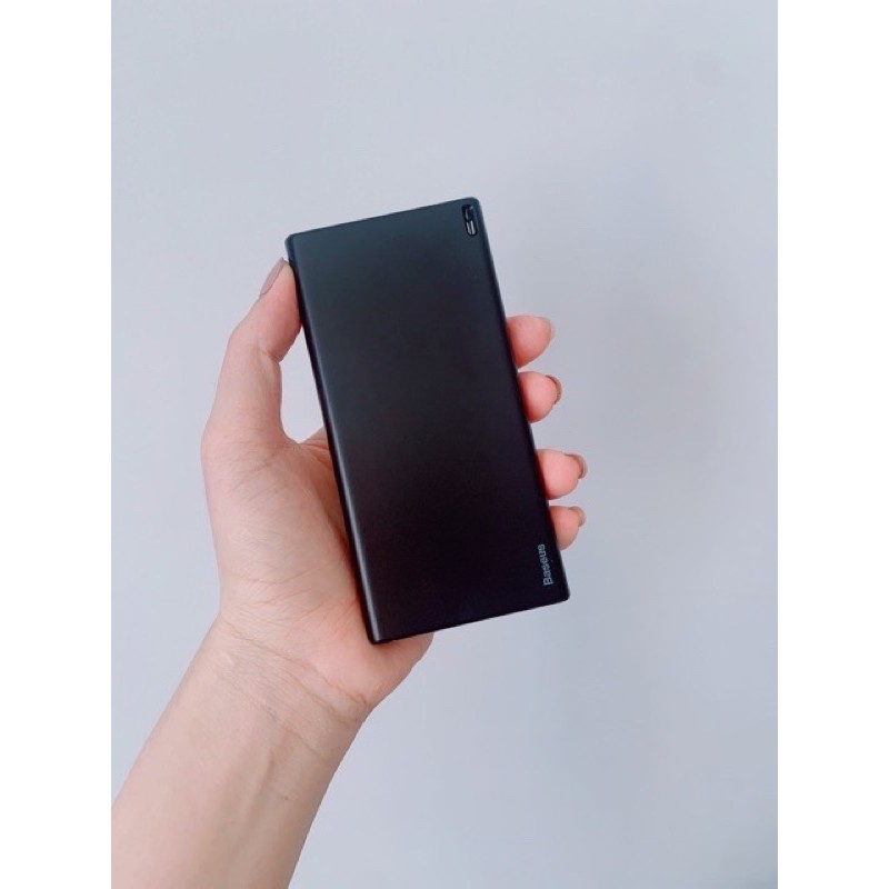 ✔️CHÍNH HÃNG ✔Sạc dự phòng siêu mỏng nhẹ Baseus 10000mAh Lõi Li-Polymer lithium cho IPhone Ipad Samsung ANDROID-FREESHIP
