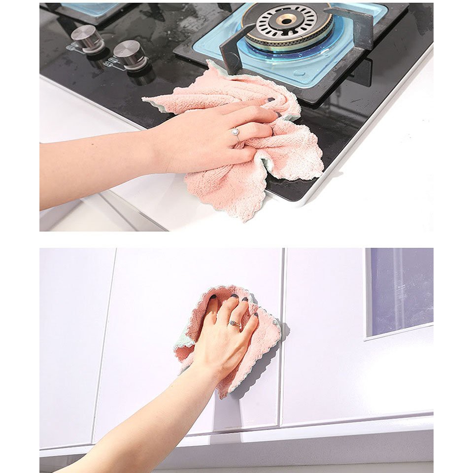 Khăn đa năng lau rửa bát đũa bếp bàn ghế kính gương tủ lạnh siêu thấm SIMI
