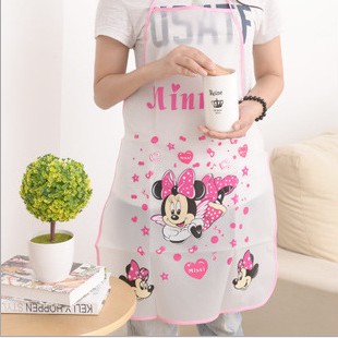 Tạp dề hình hoạt hình đáng yêu chống nước tiện lợi