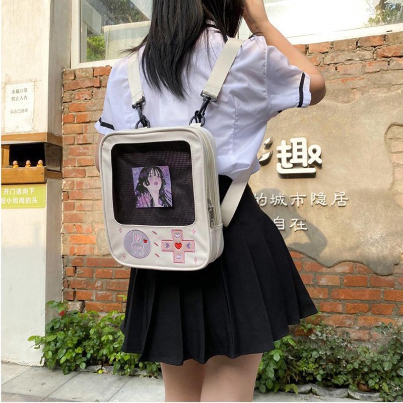 Ba Lô Đeo Vai Đi Học / Du Lịch Thiết Kế Chuyển Đổi Thiết Kế Máy Chơi Game Cầm Tay seng Dành Cho Bạn Nữ
