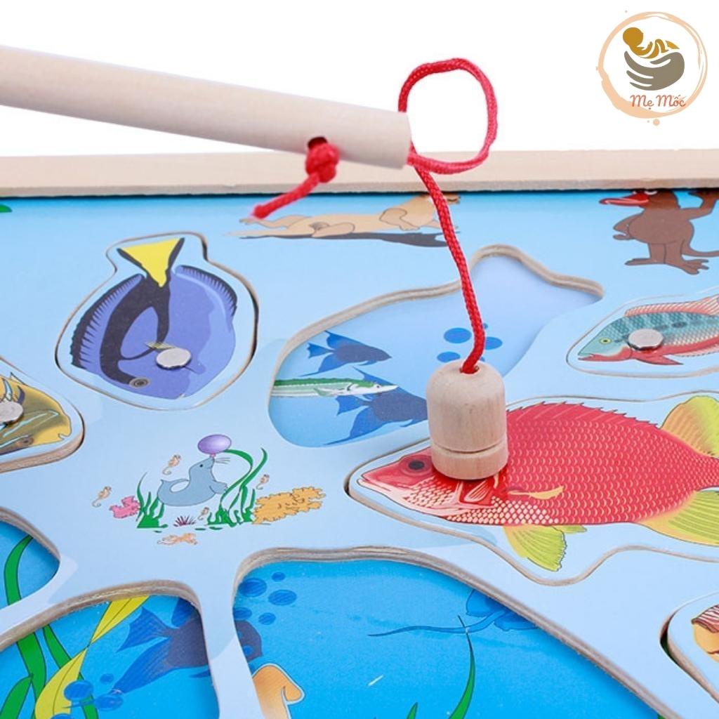 Đồ Chơi Câu Cá Nam Châm Gỗ Thông Minh Cao Cấp Rèn Luyện Khả Năng Khéo Léo Và Tập Trung Cho Bé Shop Mẹ Mốc, CCG