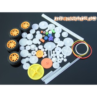 Bộ bánh răng gồm 78 loại kèm trục và bánh xe chế tạo xe,hàng chất lượng cao ,giá siêu tốt,mới 100%