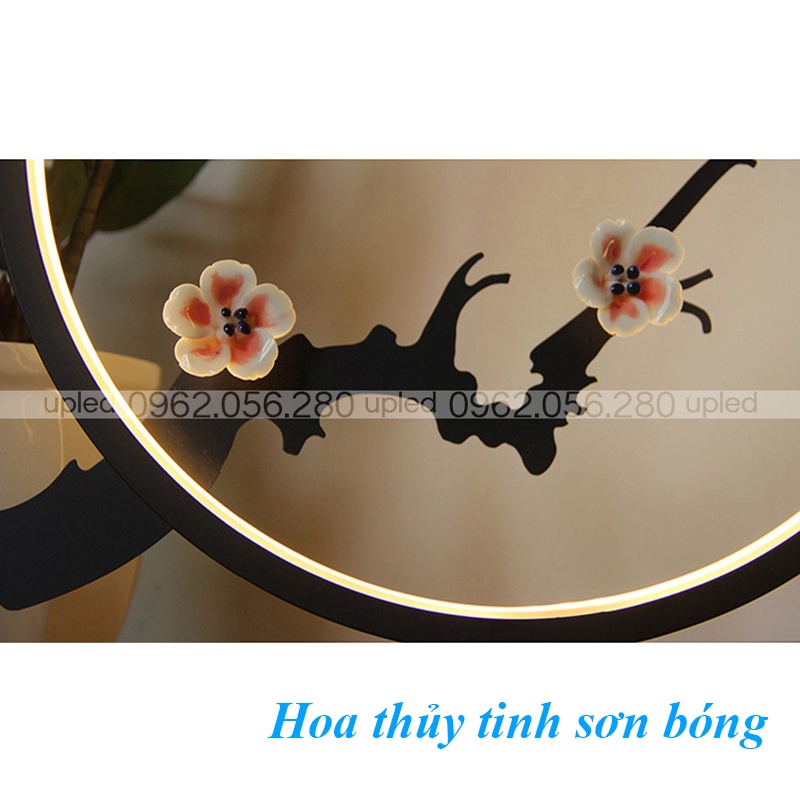 Đèn để bàn trang trí phòng khách hiện đại UPLED, Đèn bàn làm việc cao cấp hợp kim sang trọng