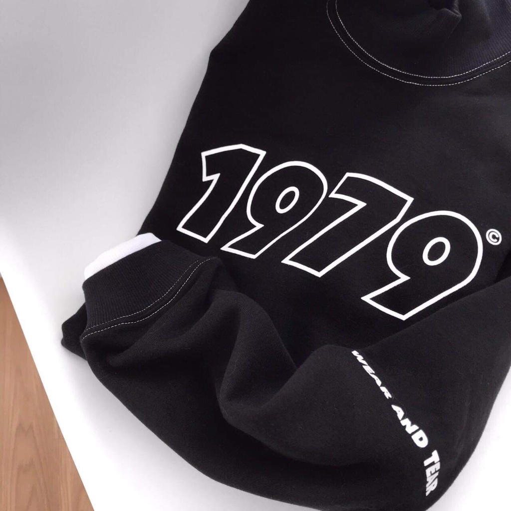 ÁO SWEATER 1979 CỔ CAO CHẤT NỈ NGOẠI FORM RỘNG CẢ NAM NỮA ĐỀU MẶC ĐƯỢC