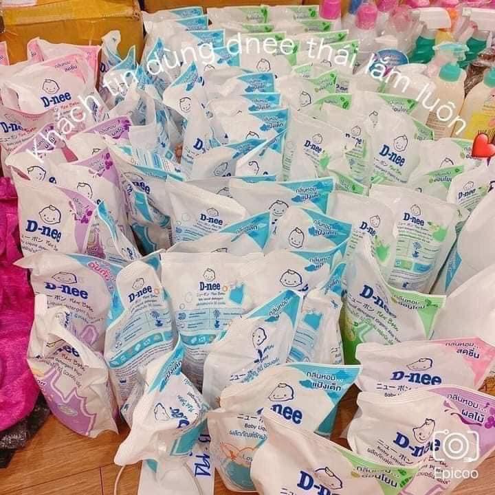 Nước giặt Dnee túi 600Ml hàng nội địa chính hãng Thái Lan hương thơm bền lâu