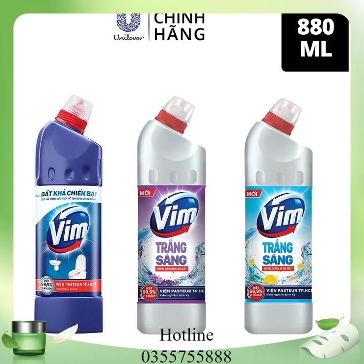 Nước Tẩy Bồn Cầu Vim Diệt Khuẩn 880ml