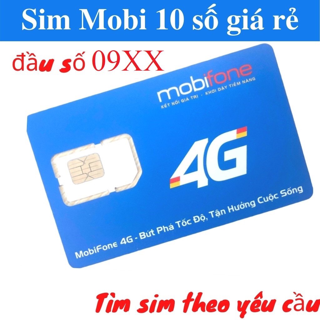 Sim Mobifone nghe gọi mãi mãi 10 số đầu số 09, 0909, 0906 giá rẻ, có thể chọn số, Hàng chính hãng