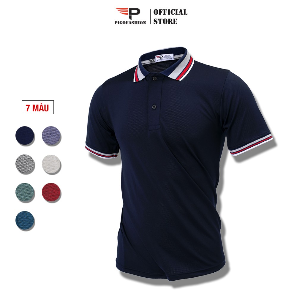[Mã LTBAUAB19 giảm 7% đơn 99K] Áo polo nam cổ bẻ SPMAHT23 vải thoáng mát, mặc thể thao, co giãn tốt - PigoFashion