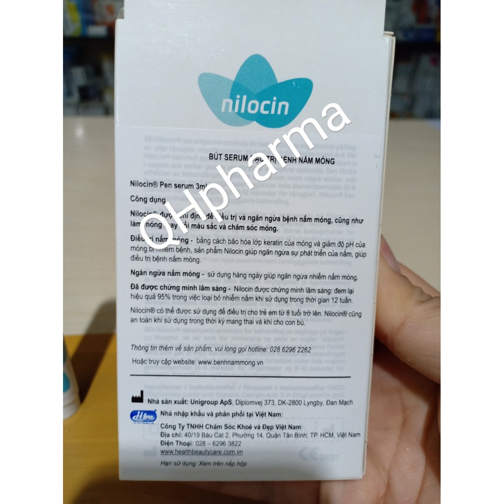 Bút bôi móng chân NILOCIN 3ml cho móng chắc khỏe